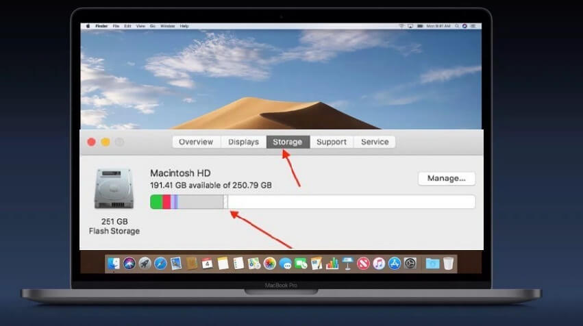 managing storage space outlook for mac